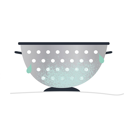 Seca bien los alimentos antes de freírlos