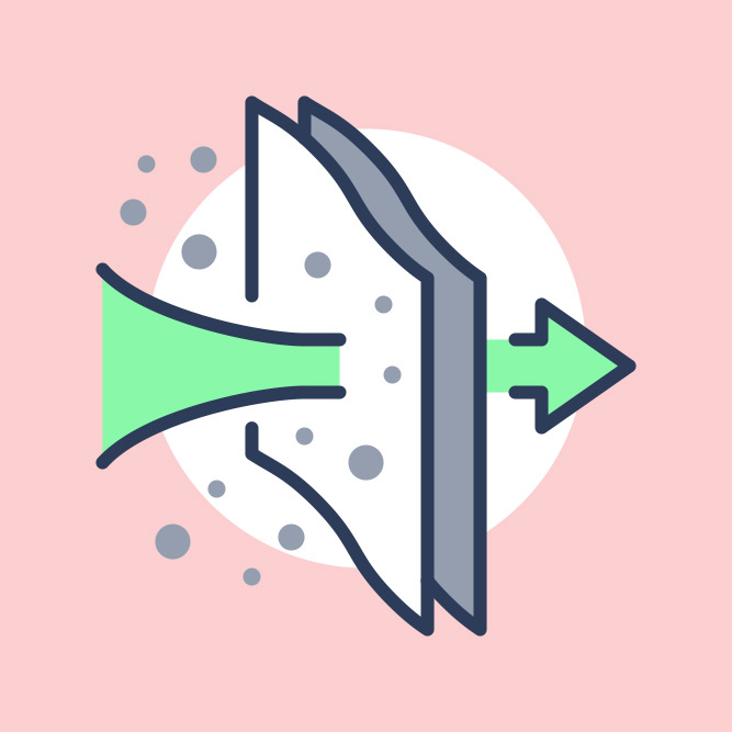 Diferencias entre la mascarilla FFP2 y FFP3: penetración del material filtrante