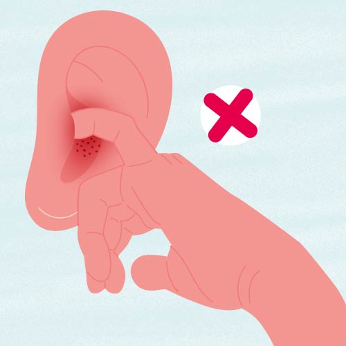 Rascado del conducto auditivo