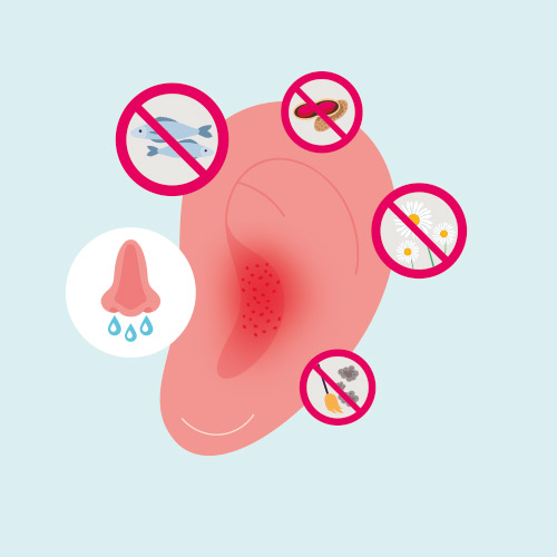 Picor de oídos: alergia