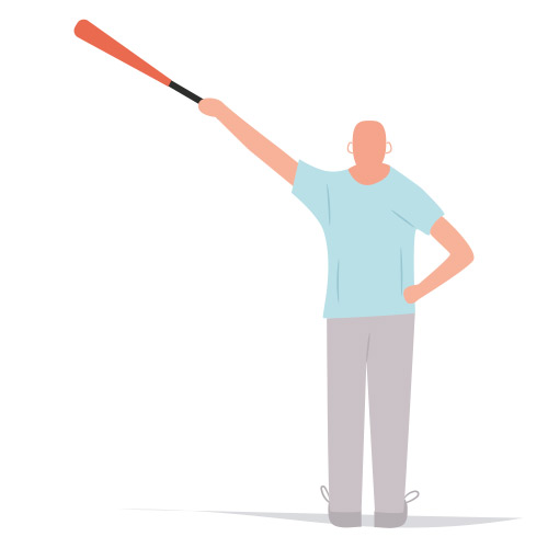 Ejercicios con clubbell: balanceo posterior