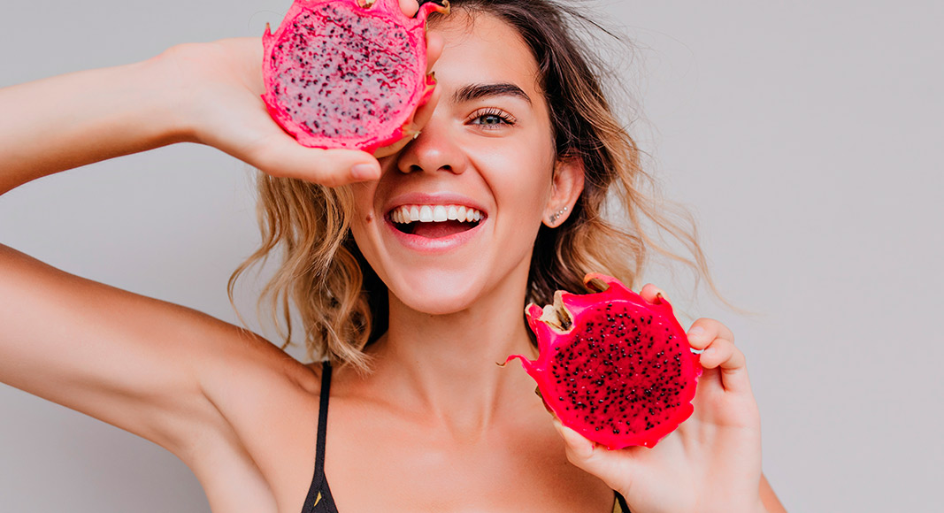 Fruta del dragón, rica en vitaminas