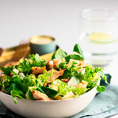 Ensalada con alimentos ricos en fibra pueden provocar diarrea del corredor