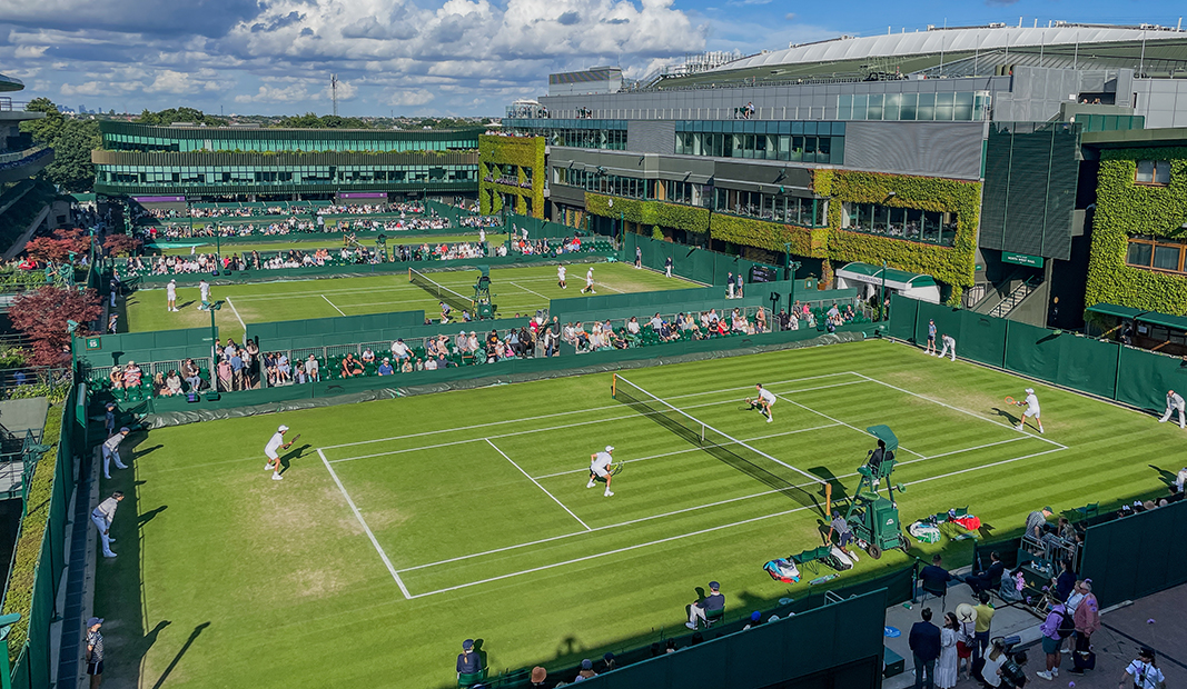 Impacto de Wimbledon Wimbledon pistas dobles