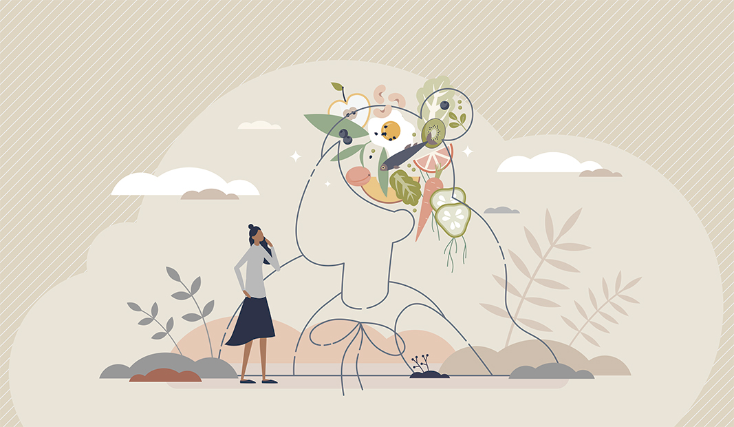 Ilustración dieta mind Ilustración dieta mind