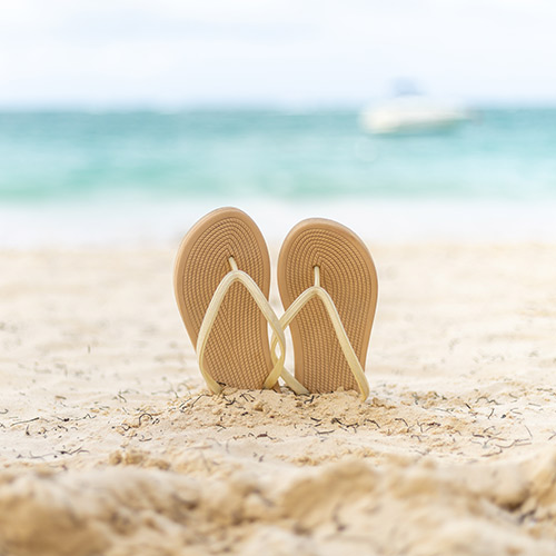 Recoger la basura de la playa