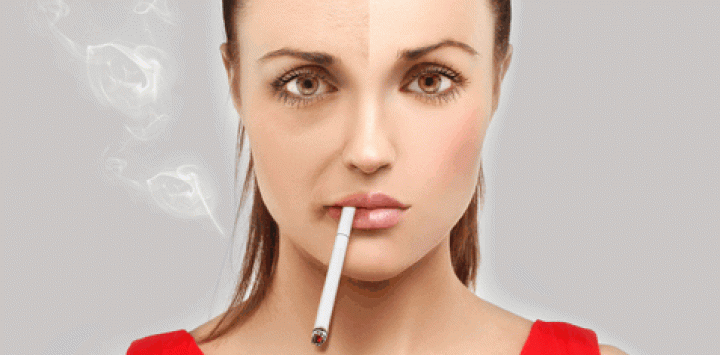 Resultado de imagen para envejecimiento por el tabaco gif