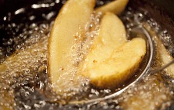 Patatas fritas con acrilamida