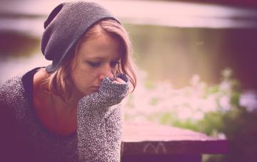 Mujer con trastorno bipolar