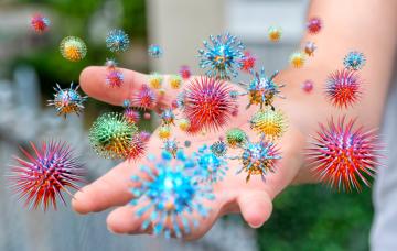 Gérmenes en lugares públicos