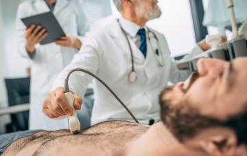 Ecografía de una litiasis biliar Diagnóstico de una litiasis biliar