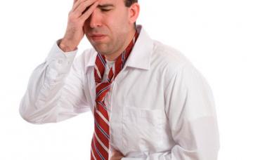 Hombre con síntomas del Campylobacter