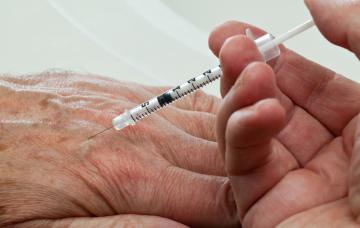 Inyección para el tratamiento de las telangiectasias