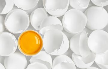 Huevos rotos Alergia al huevo
