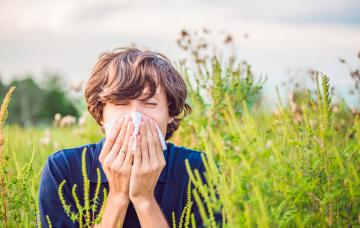 Alergias Niño con alergia