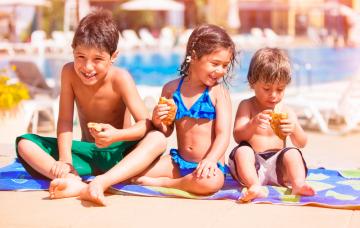 Niños y corte de digestión