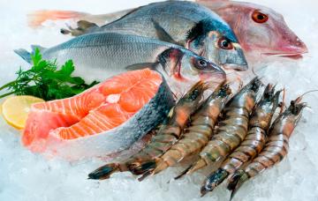 Pescados y mariscos, alimentos característicos de la dieta atlántica