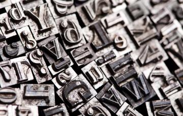 Dislexia Grupo de letras y números que se utilizan para imprimir textos