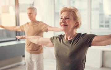 Estiramientos Estiramientos en la tercera edad