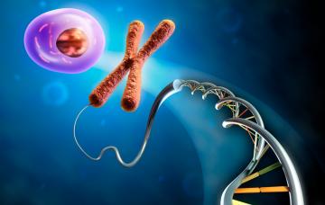 Niña con el síndrome de Turner