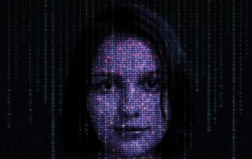 Rostro de una persona recreado virtualmente por una IA