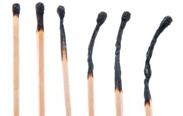 Cerillas quemadas ¿Qué es el burnout?