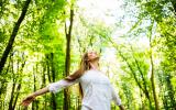 Terapias alternativas en un bosque para combatir el estrés