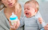 Bebé con alergia a las proteínas de leche de vaca