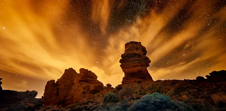 Firmamento sobre El Teide