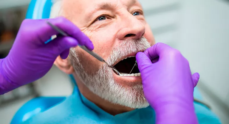 Paciente en la consulta del dentista