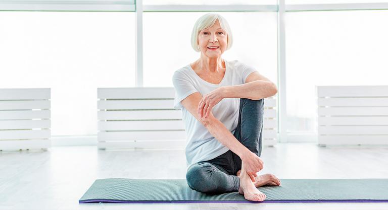 Ejercicio en las personas mayores: yoga
