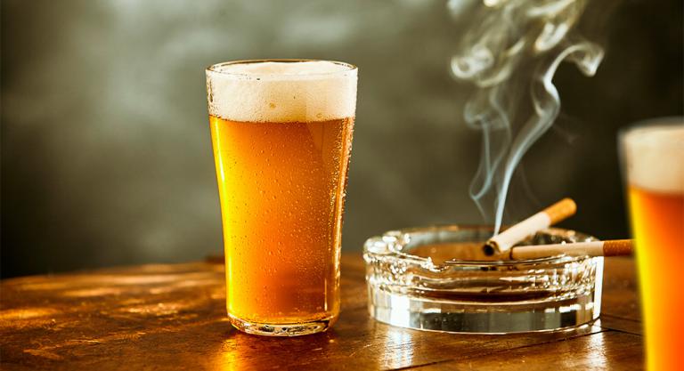 Enfermedades cardiovasculares: alcohol y tabaco