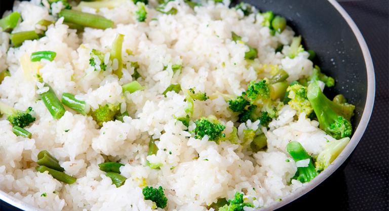 Brócoli con arroz