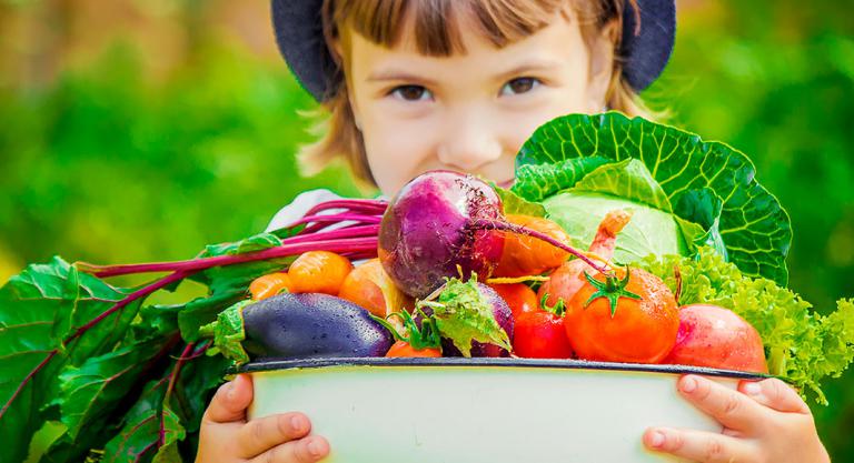 Tipos de alimentos importantes en la dieta infantil: verduras