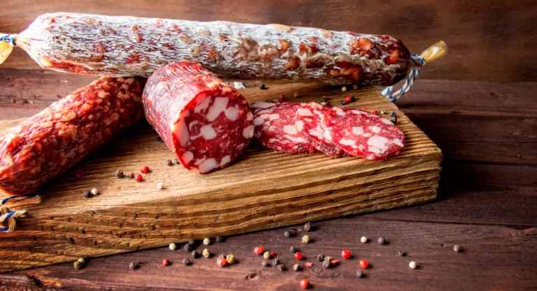 Embutidos: salami, salchichón...