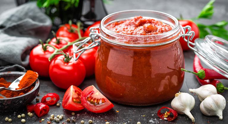 Salsa de tomate casero