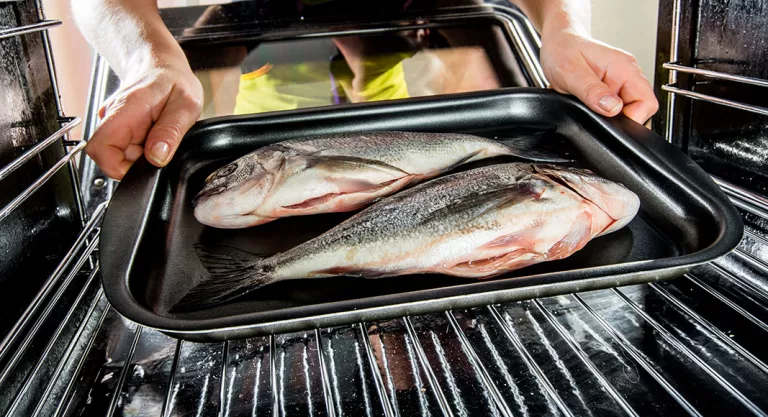 pescado en el horno