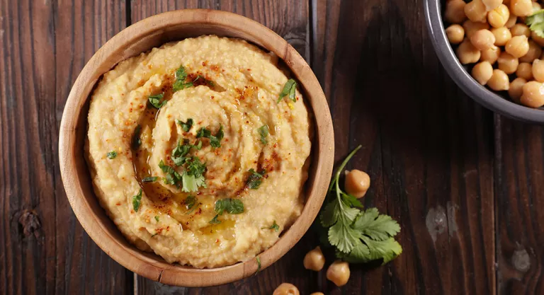 Hummus de crema de cacahuete