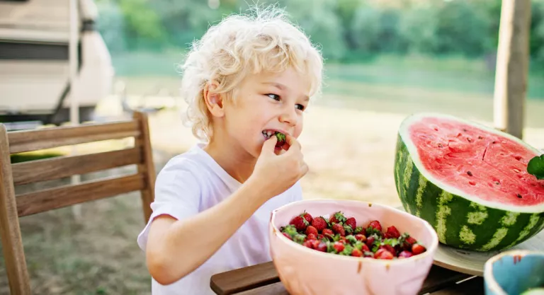 Dieta vegetariana en la infancia