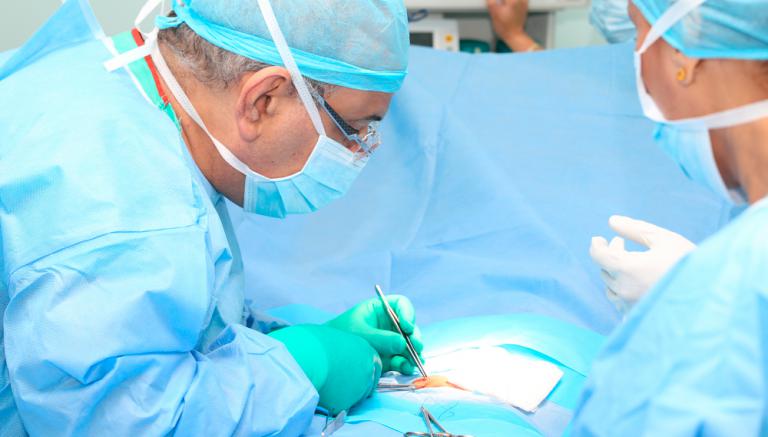Cirugía de una hernia discal