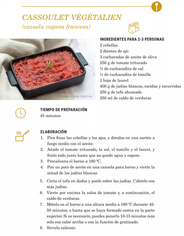 Receta de Virginia García, autora de ‘Cocina vegana creativa’