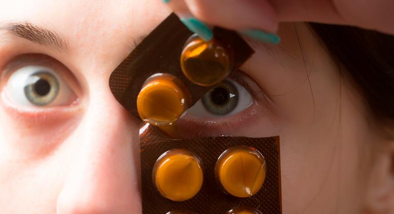 Dilatación de la pupila por medicamentos