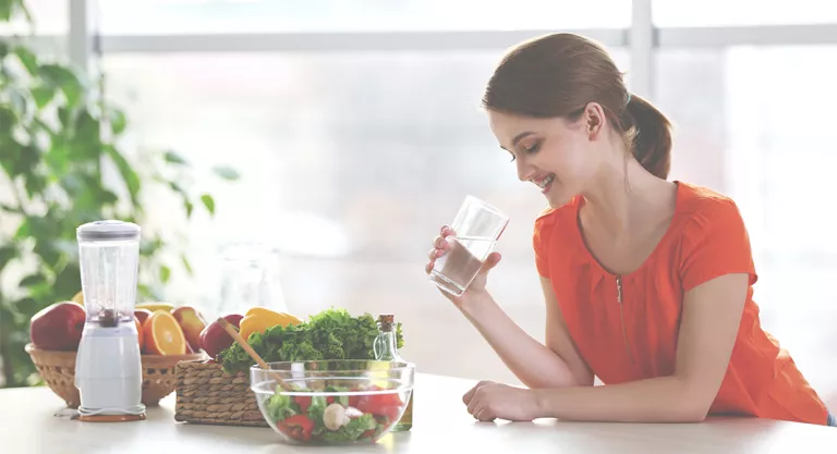 Método plato: beber agua