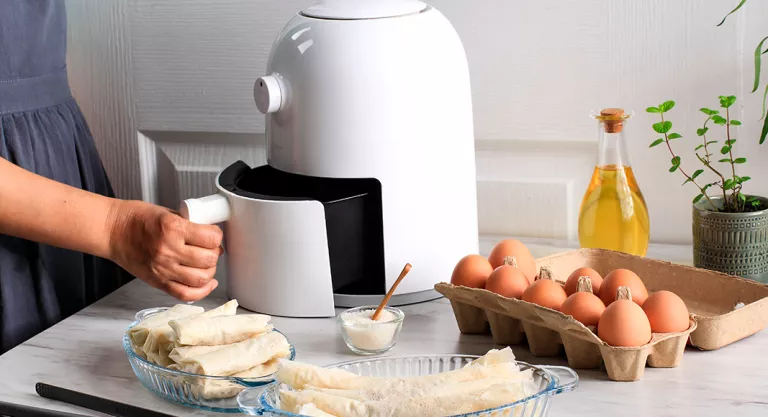 Aceite en una air fryer