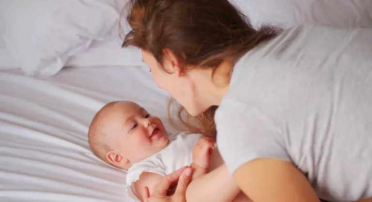 Madre con su bebé