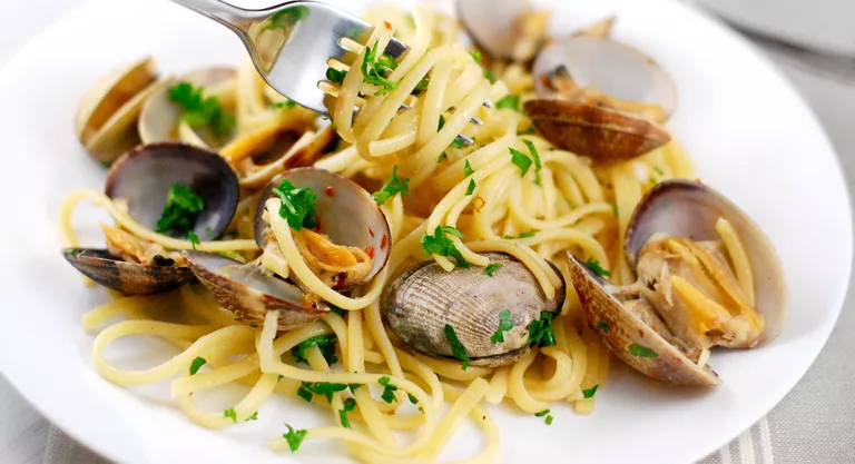 Pasta con almejas