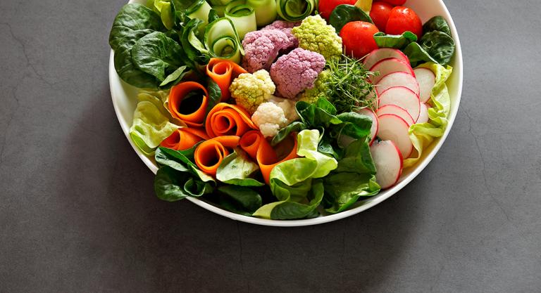 Dieta arcoíris: ensalada de verduras