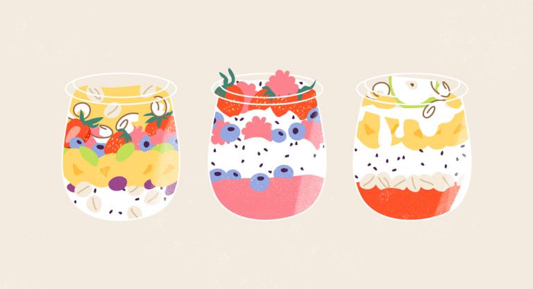 Ideas de yogur con frutas