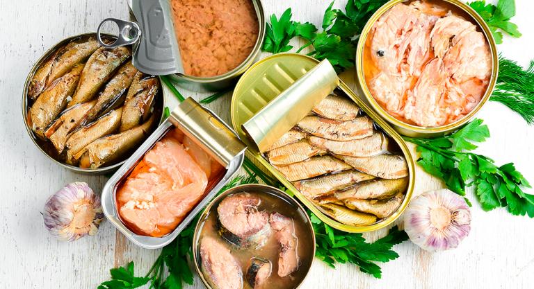 Alimentos procesados saludables: conservas de pescado
