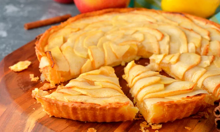 Tarta de manzana casera